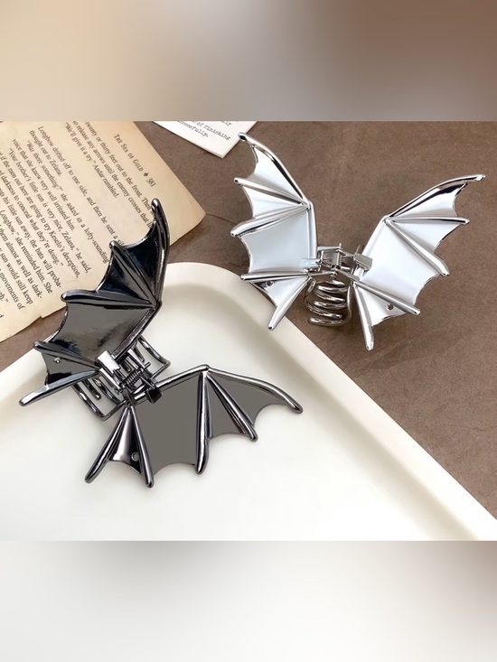 Accessories - Metal Bat Wing Hair Clip- Choose 1